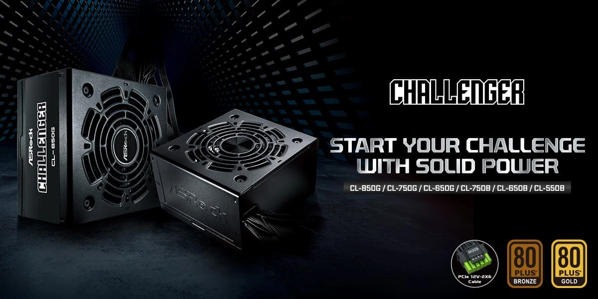 Asrock Alimentations Challenger 2024