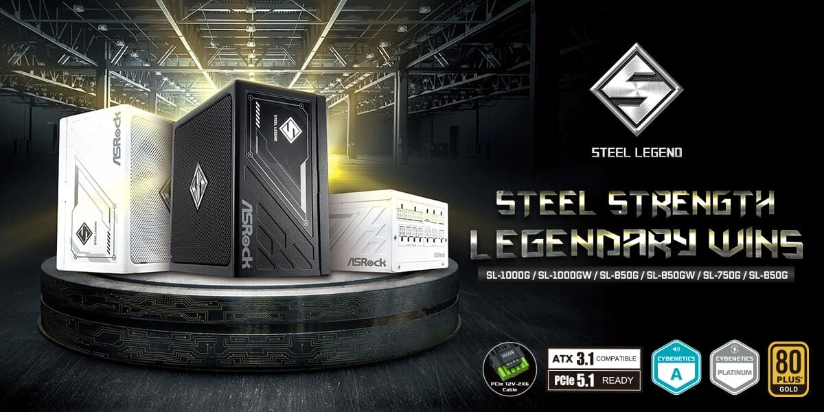 Asrock Alimentations Steel Legend 2024