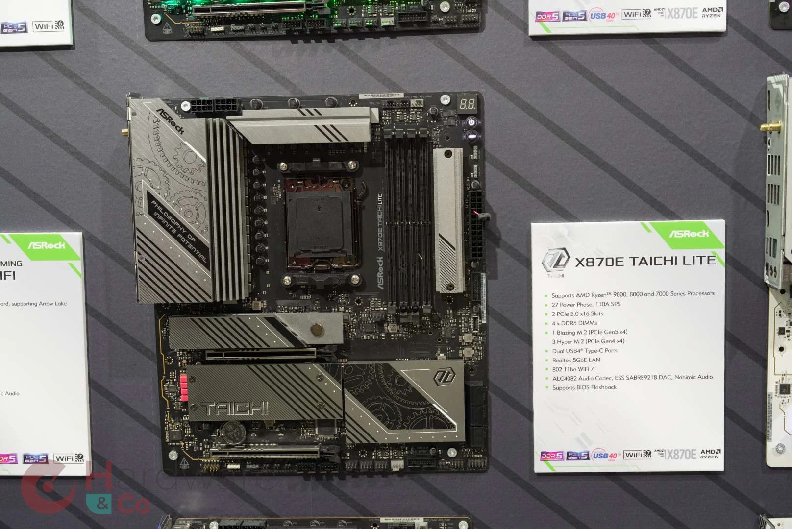 Asrock X870e Taichi Lite Gamescom24