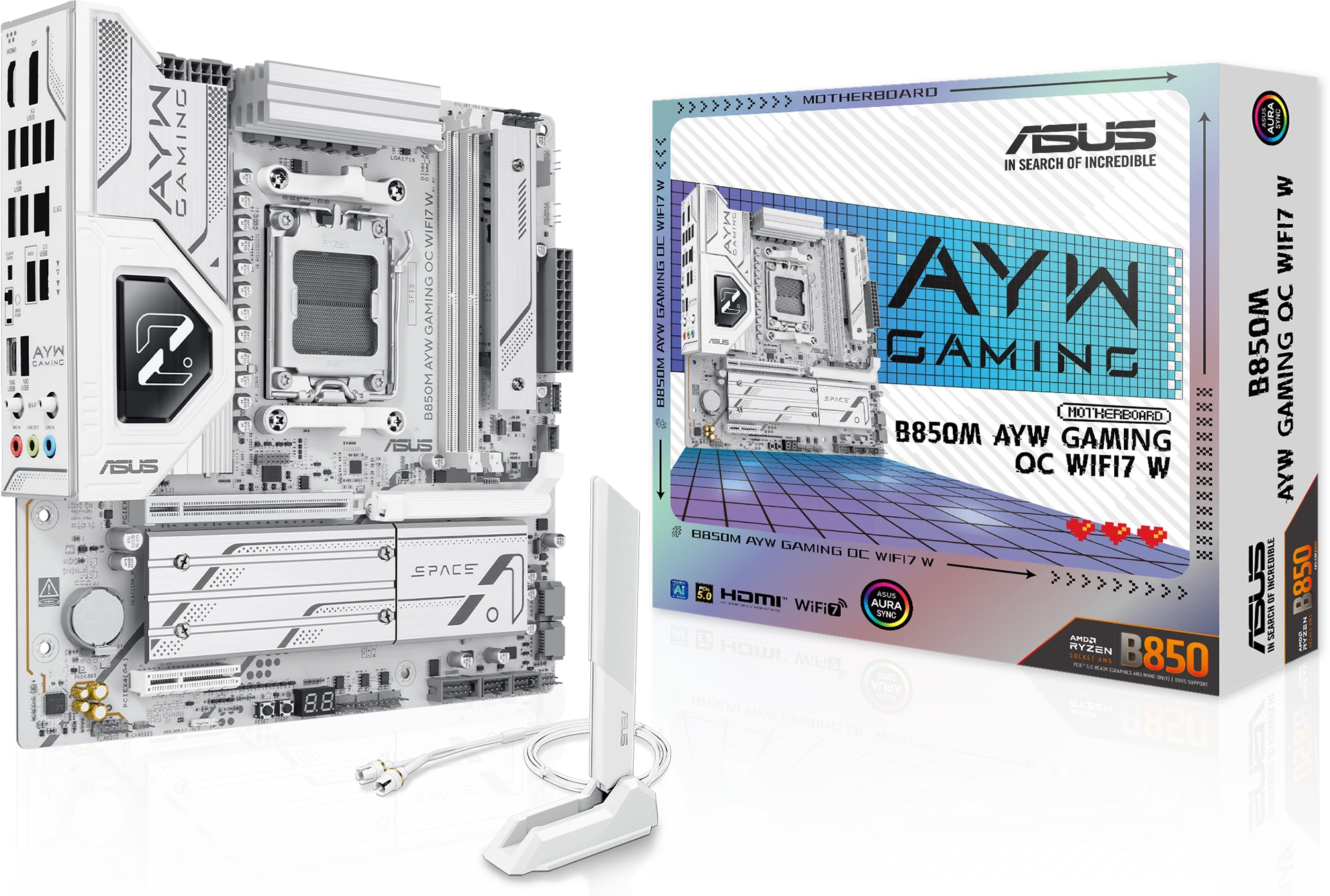 Asus B850m Ayw Gaming Oc Wifi7 W