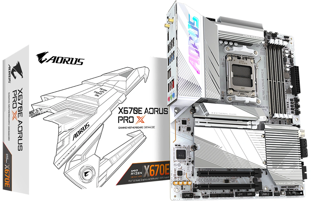 Gigabyte X670e Aorus Pro X Boite