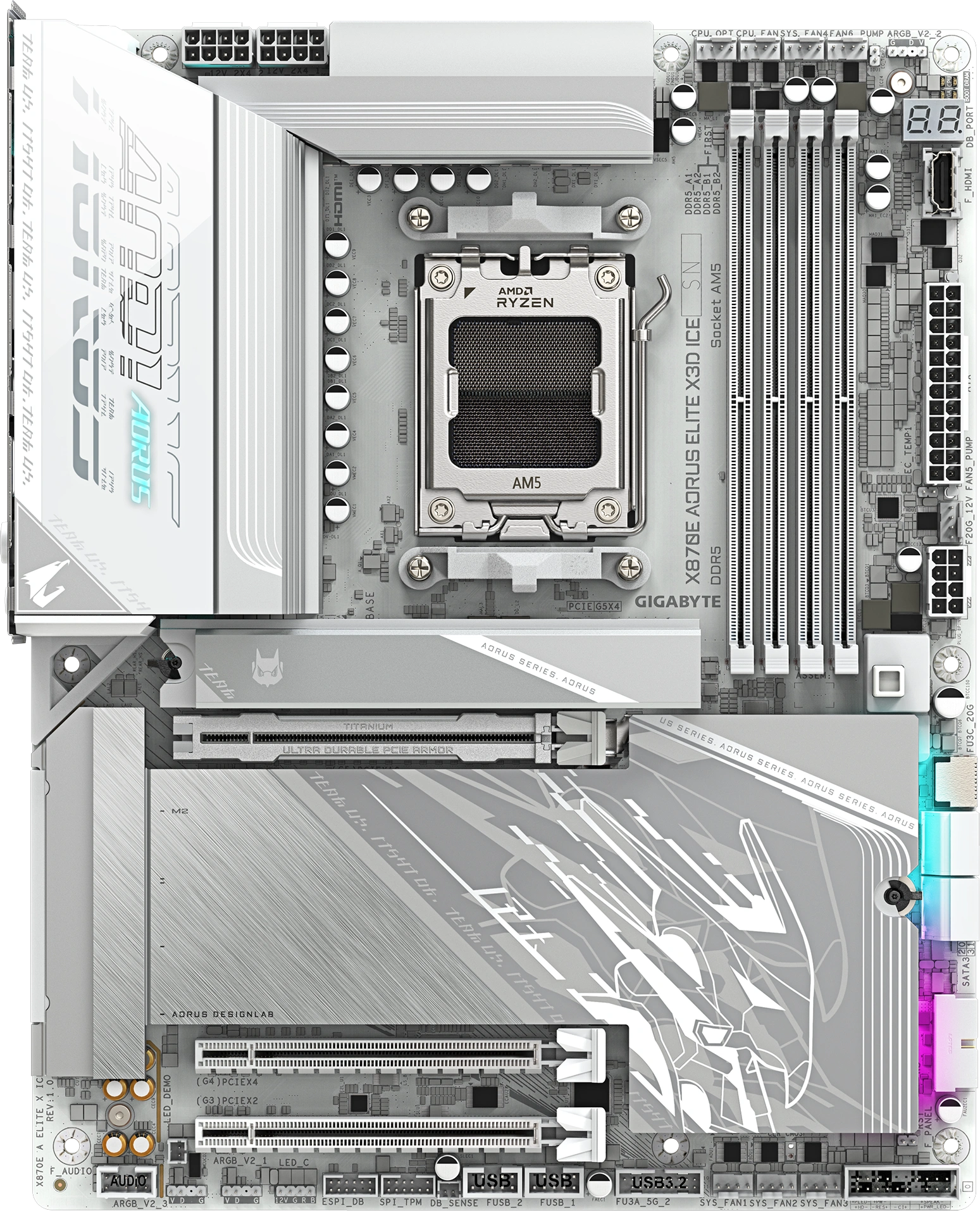 X870e Aorus Elite X3d Ice 2
