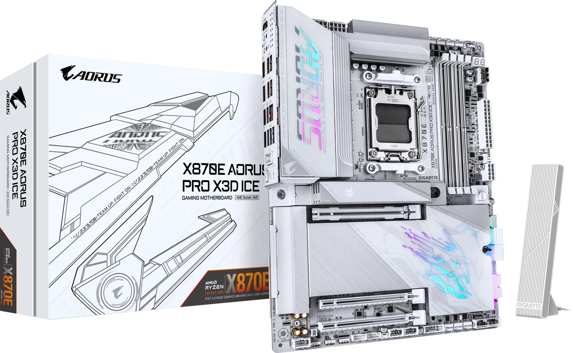 X870e Aorus Pro X3d Ice 1
