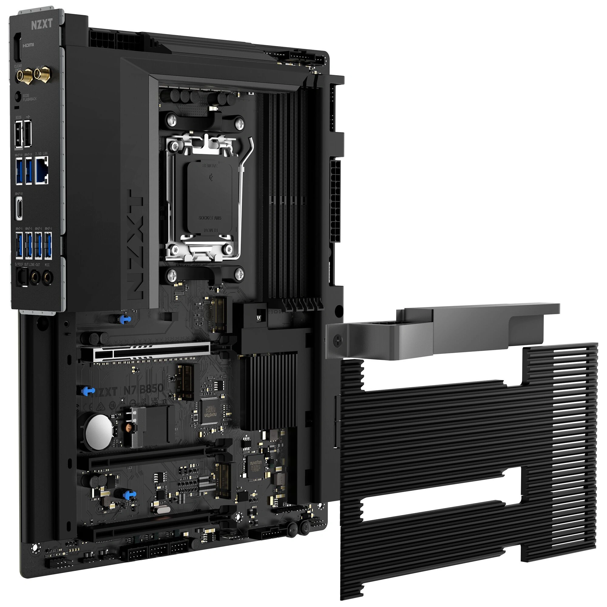 Nzxt N7 B850  Black