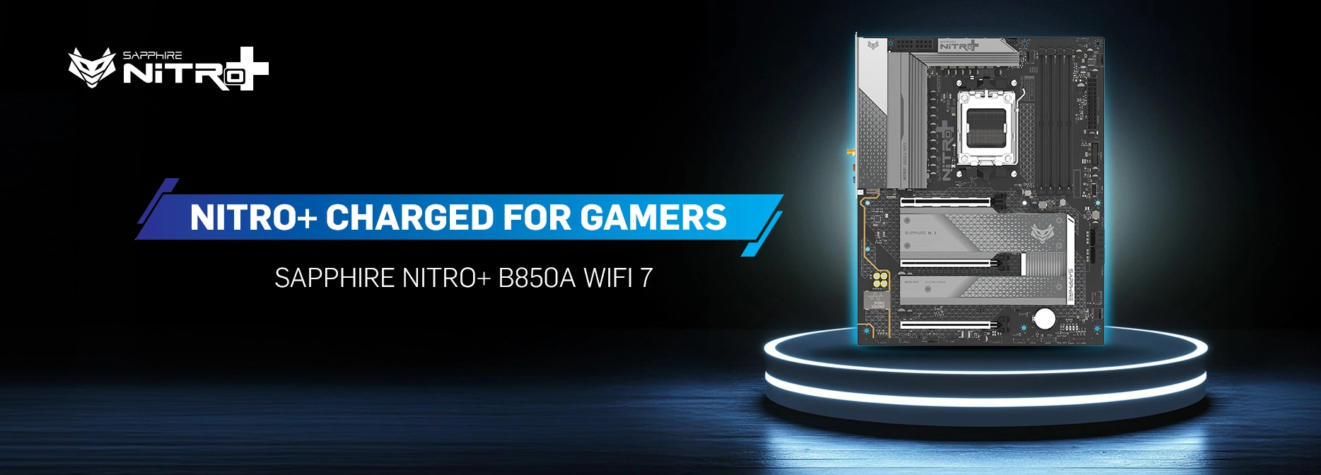 Sapphire Nitroplus B850a Wifi 7 Banniere