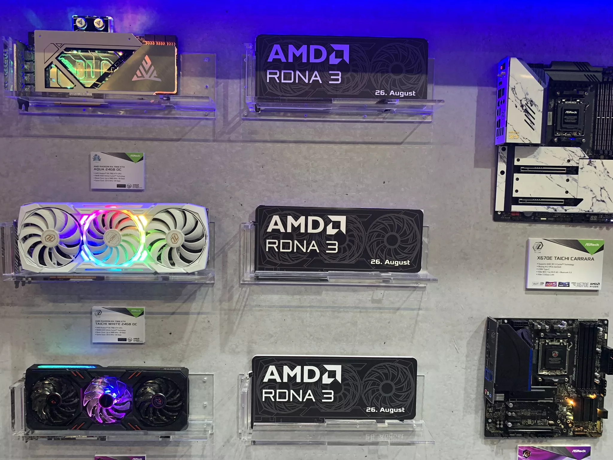 Les AMD Radeon RX 7700 XT et 7800 XT d'ASRock seront dévoilées le
