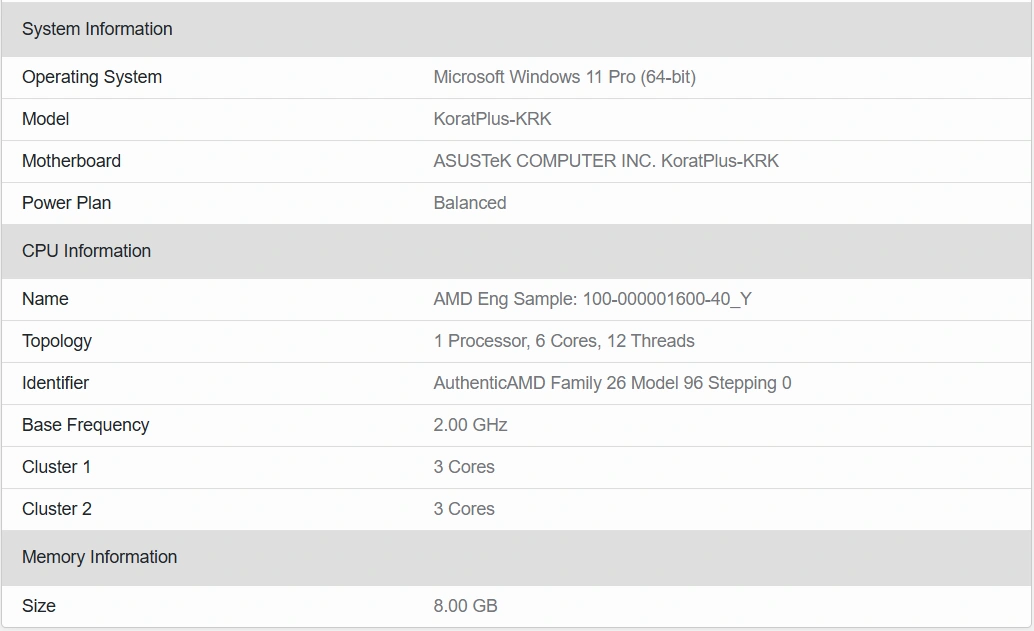 Ryzen Ai 5 340 Geekbench Ai