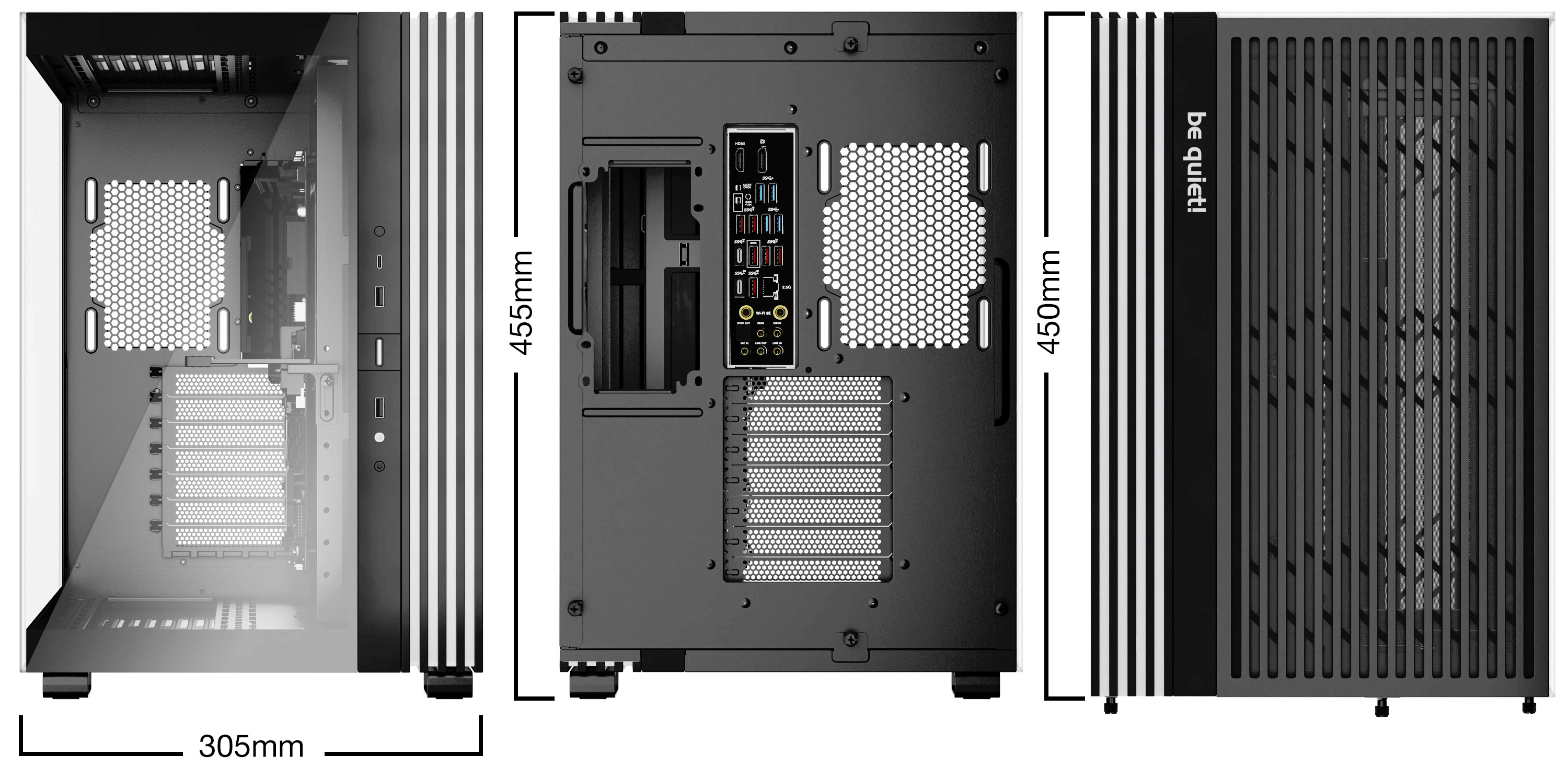 Be Quiet Light Base 600 Lx Face Arriere Dessus