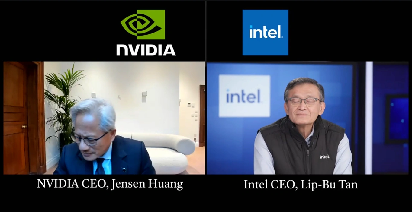 Intel Nvidia Webcast Jensen Huang Lip Bu Tan