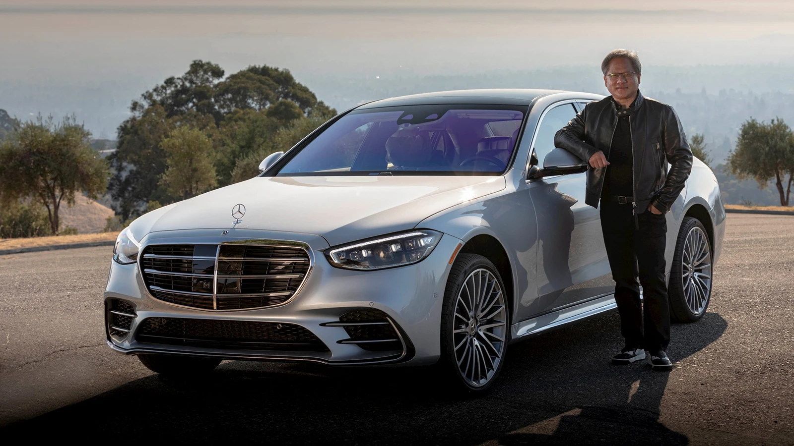 Jensen Huang Mercedes S Class