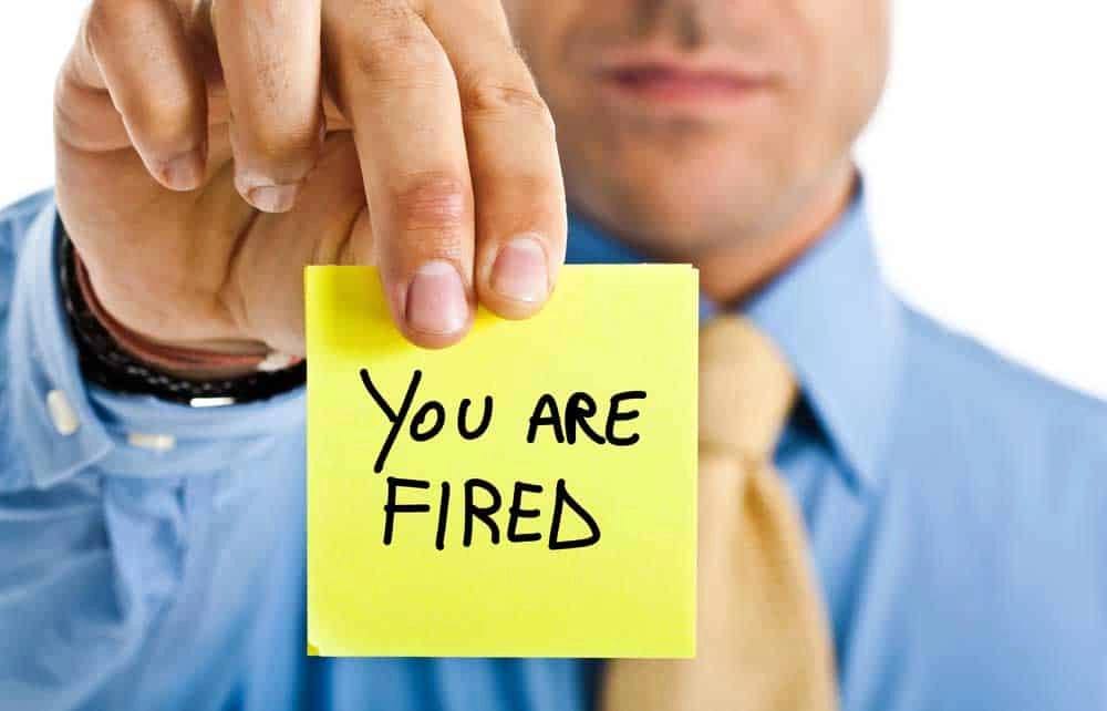 You Are Fired Postit