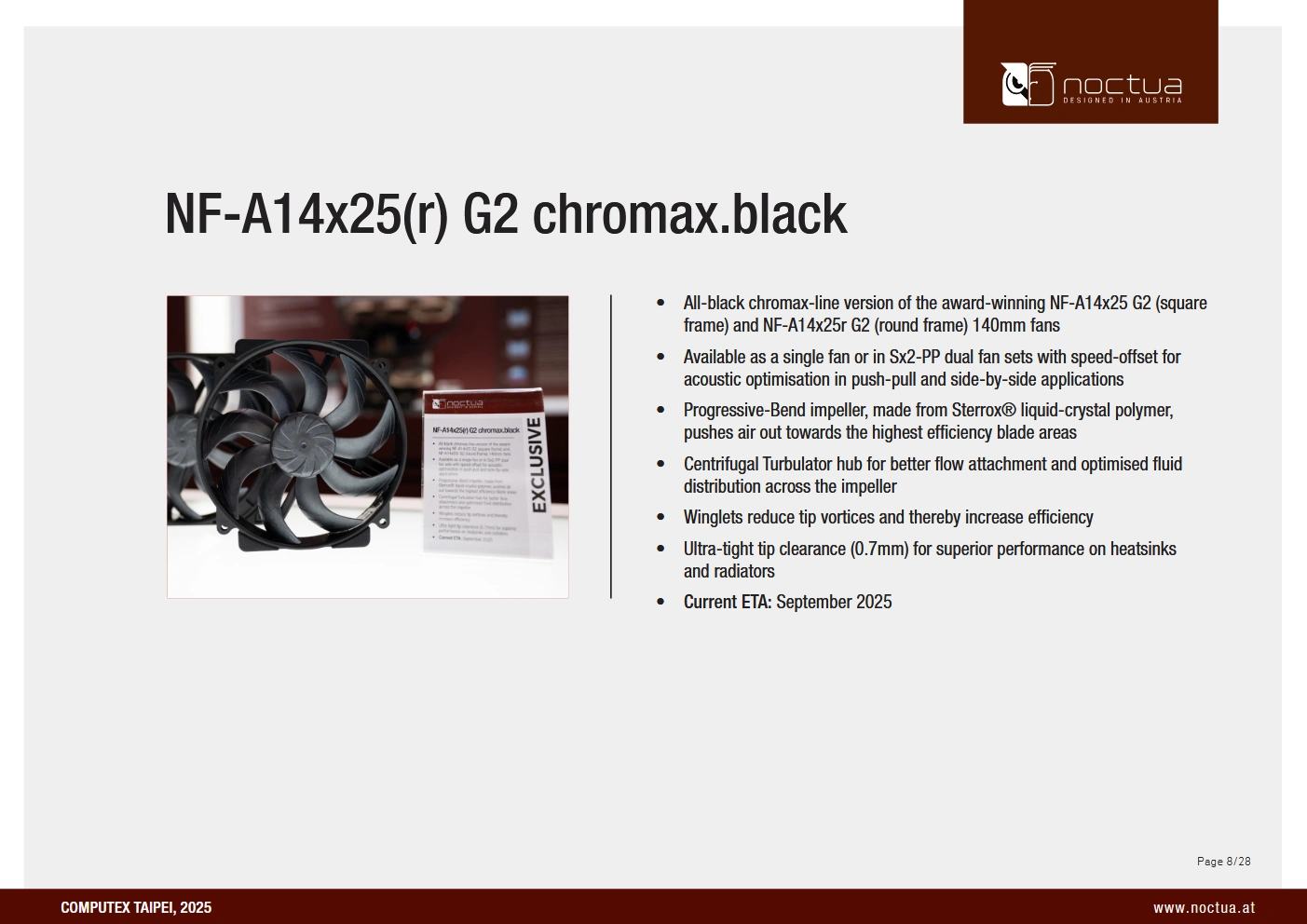 Noctua Chromax Black Computex 2025 1