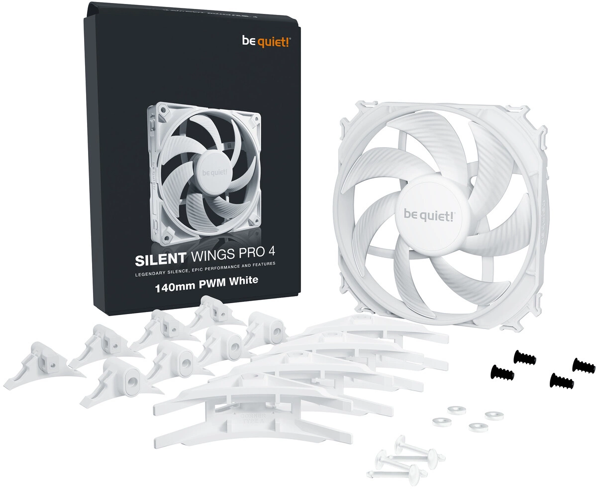 Be Quiet Silent Wings Pro 4 White