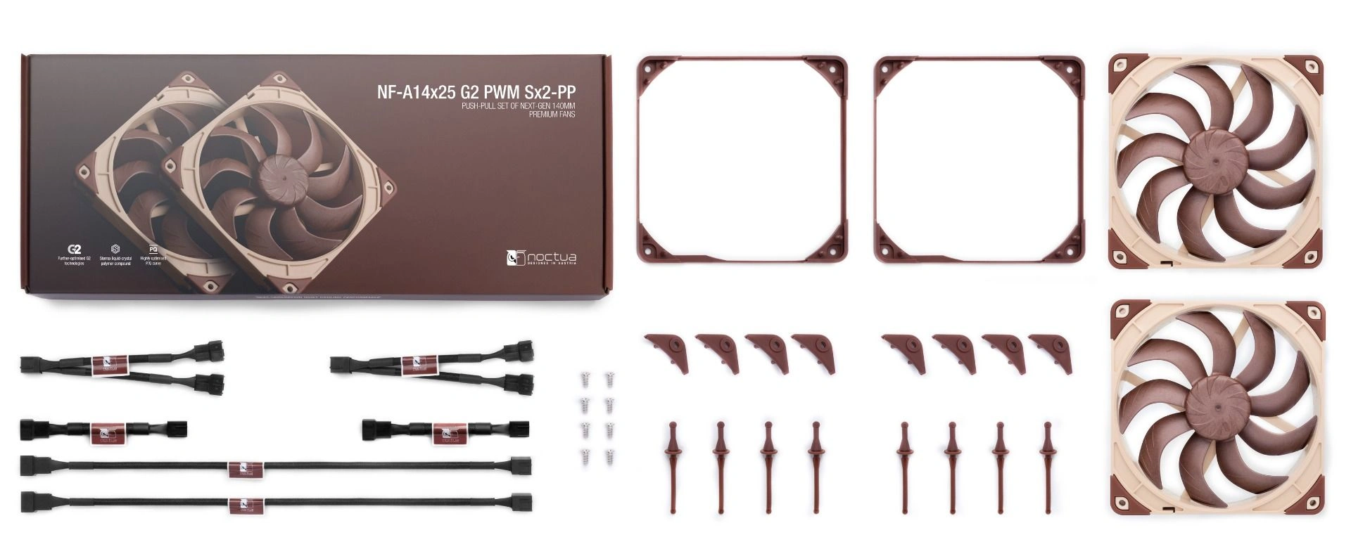 Noctua Nf A14x25 G2 Pwm Sx2 Pp Bundle