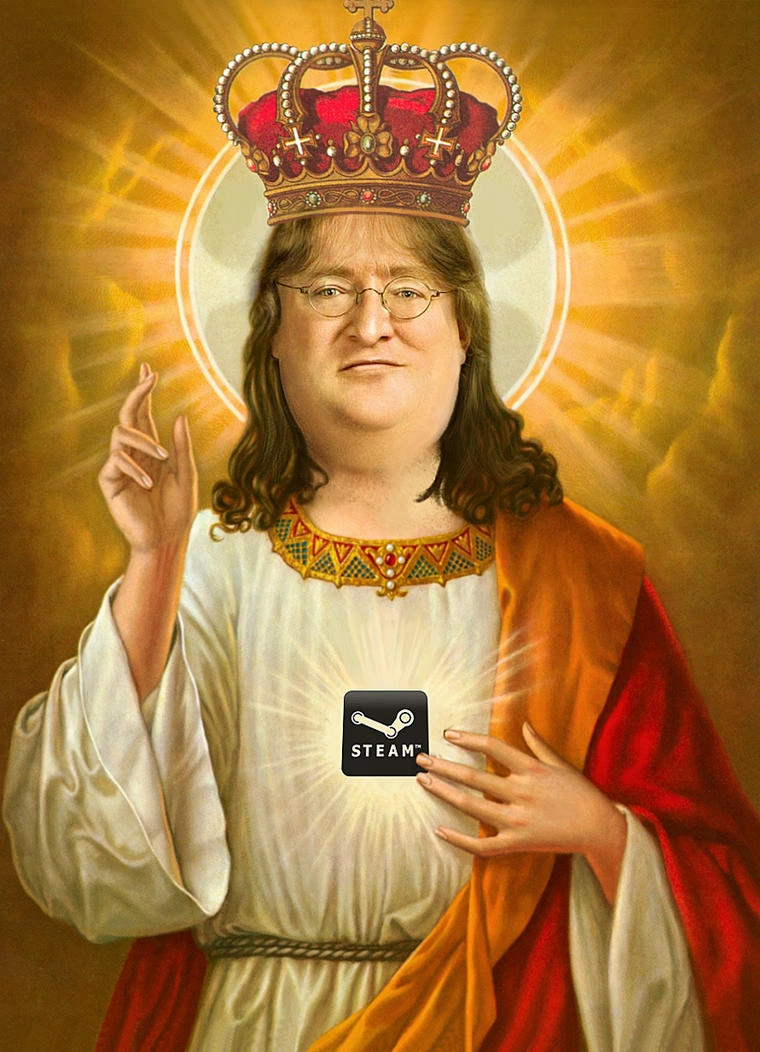 Gabe Newell Dieu Steam