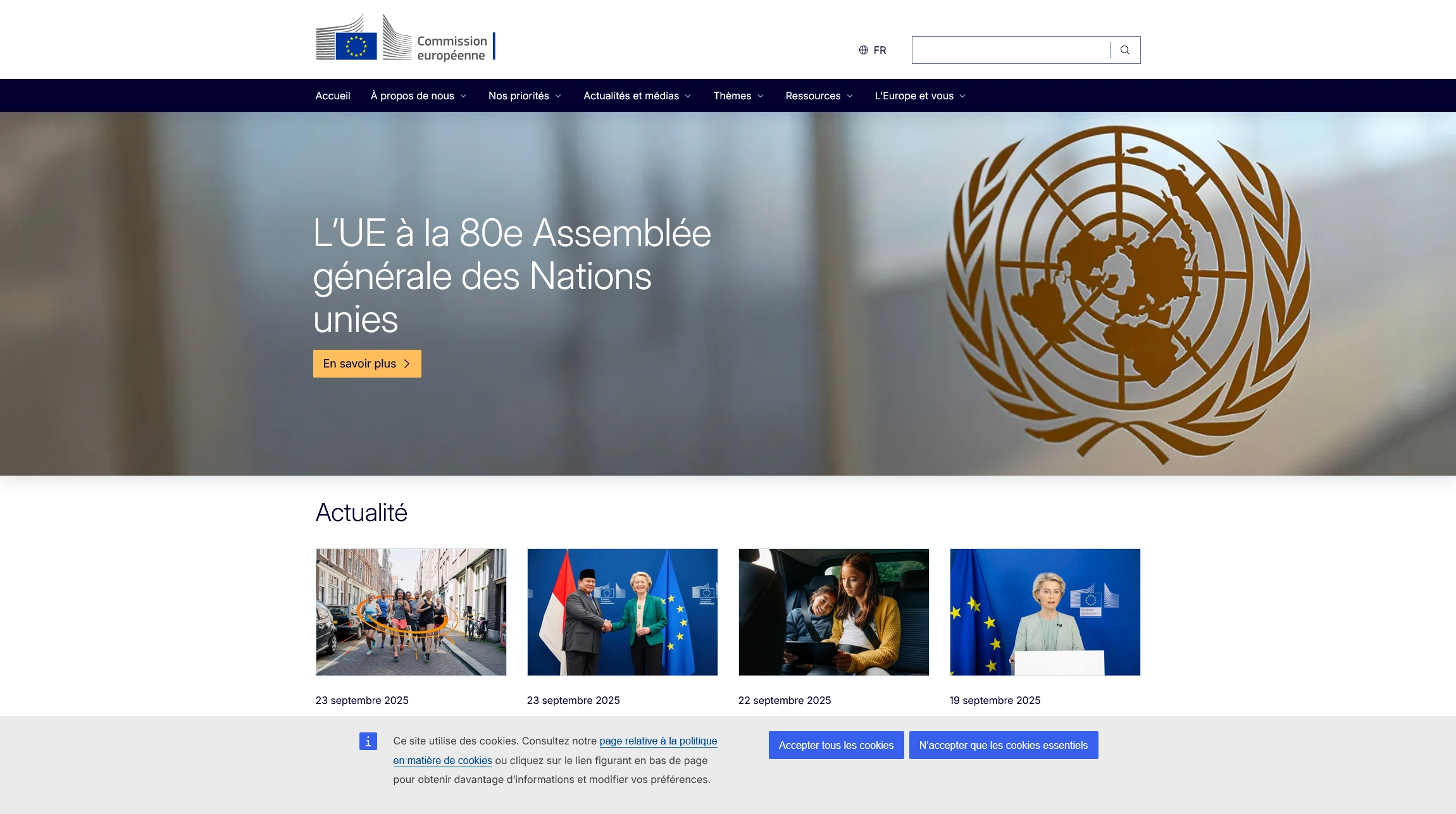 Site Commission Europeenne Cookies