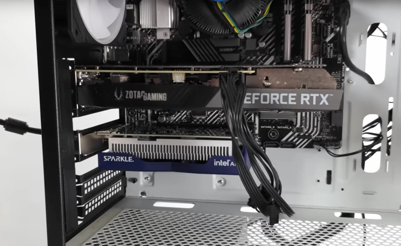 Arc B380 Rtx 3060 Dual Gpu