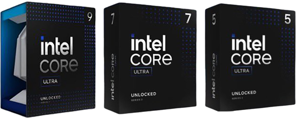 Intel Core Ultra 200 Arrow Lake Boxes