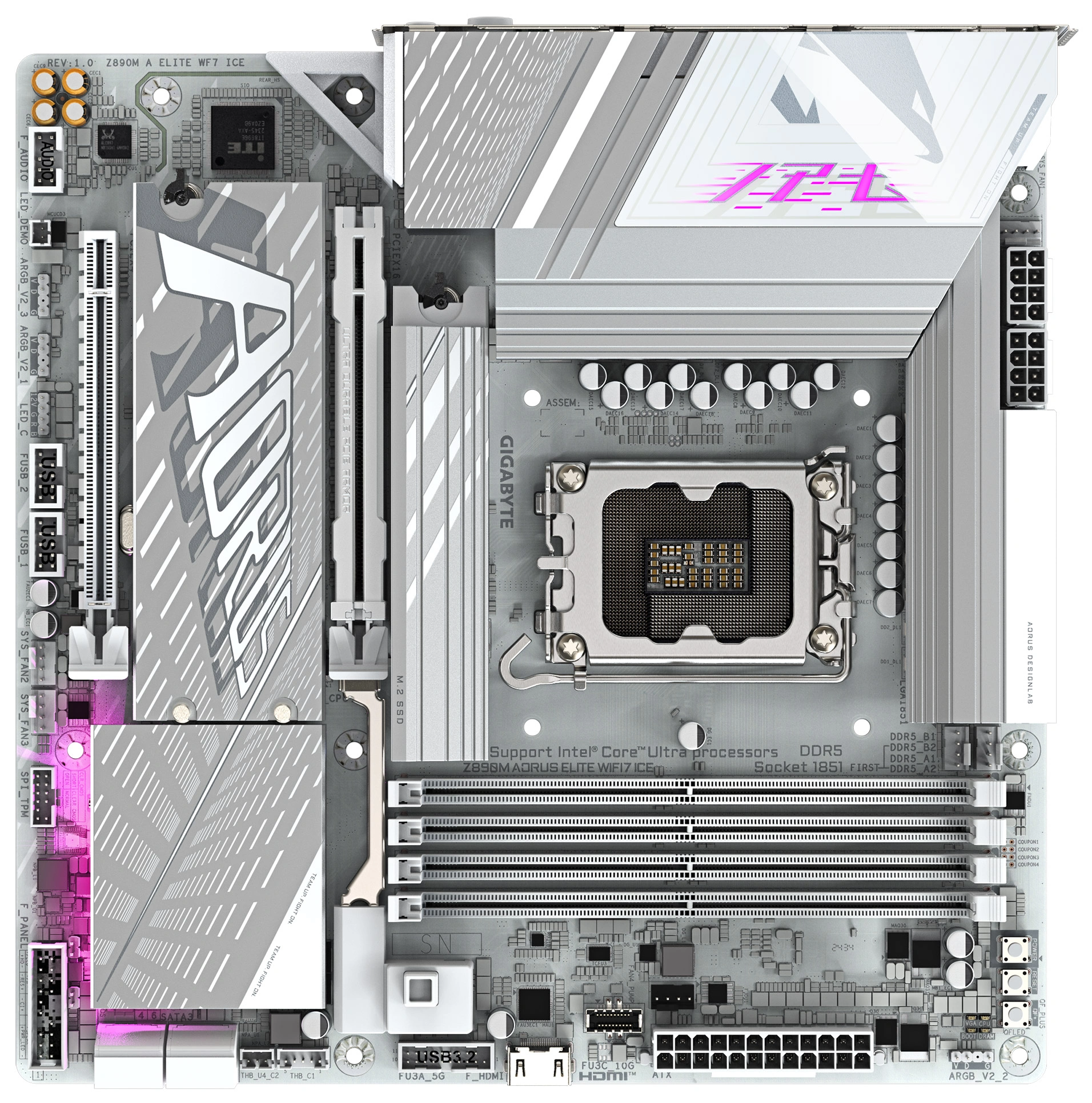 Z890M AORUS ELITE WIFI7 ICE