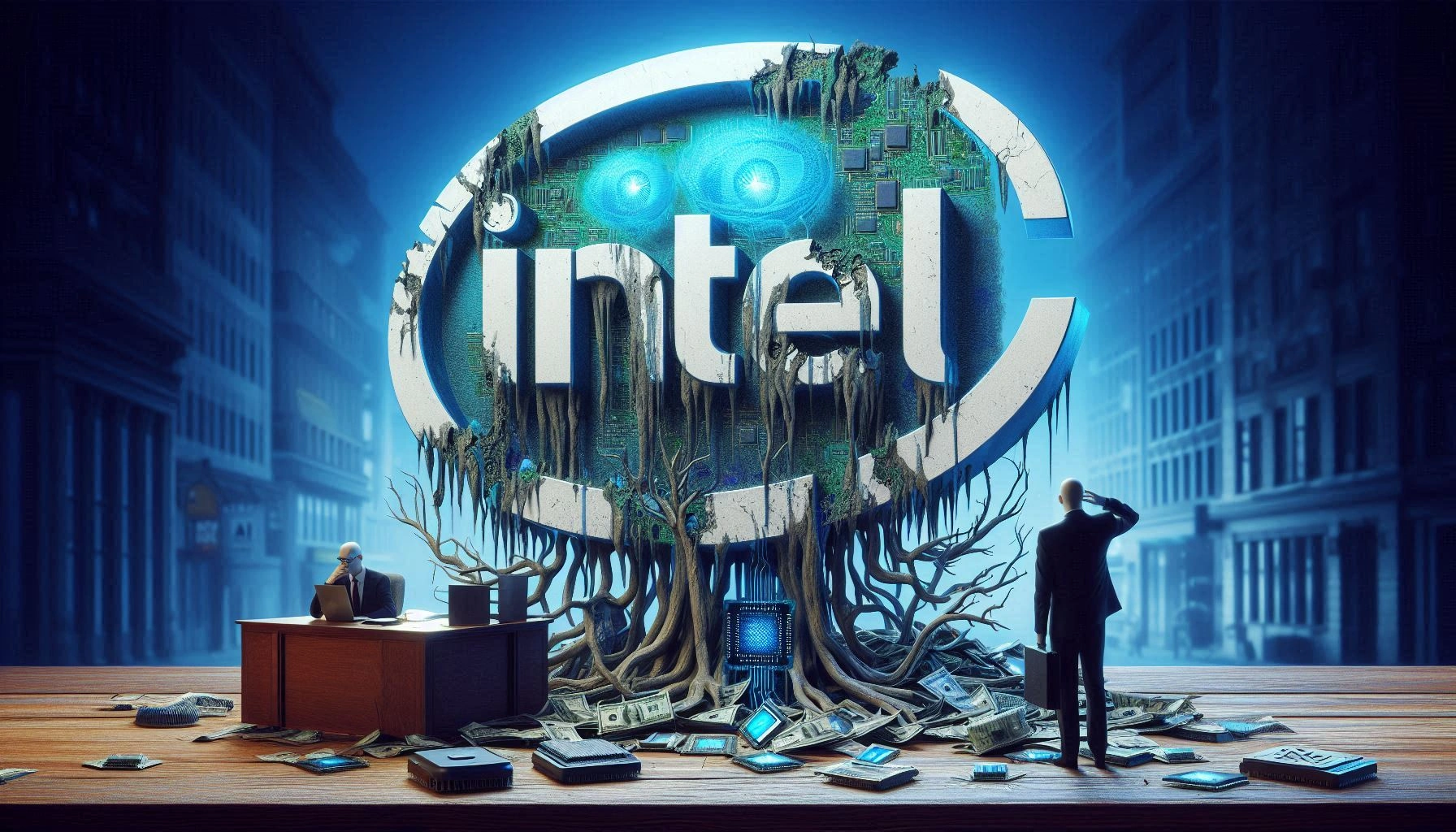 Intel Decaying Logo Ia