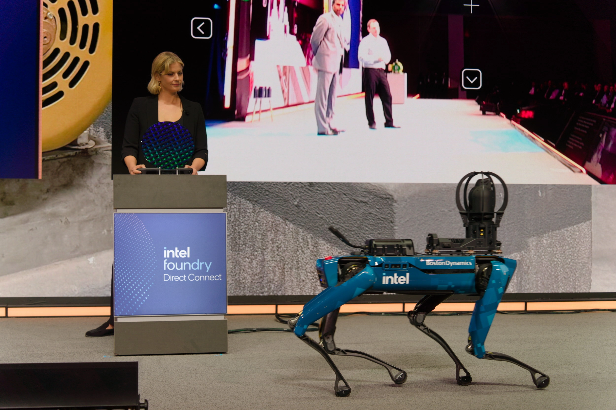Intel Chip Dog Controlled