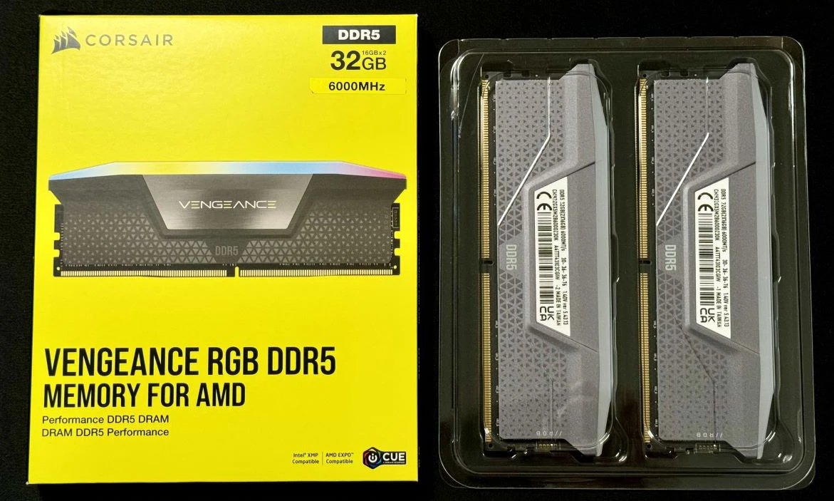 Corsair Ddr5 6000 C30 Vengeance Unboxing