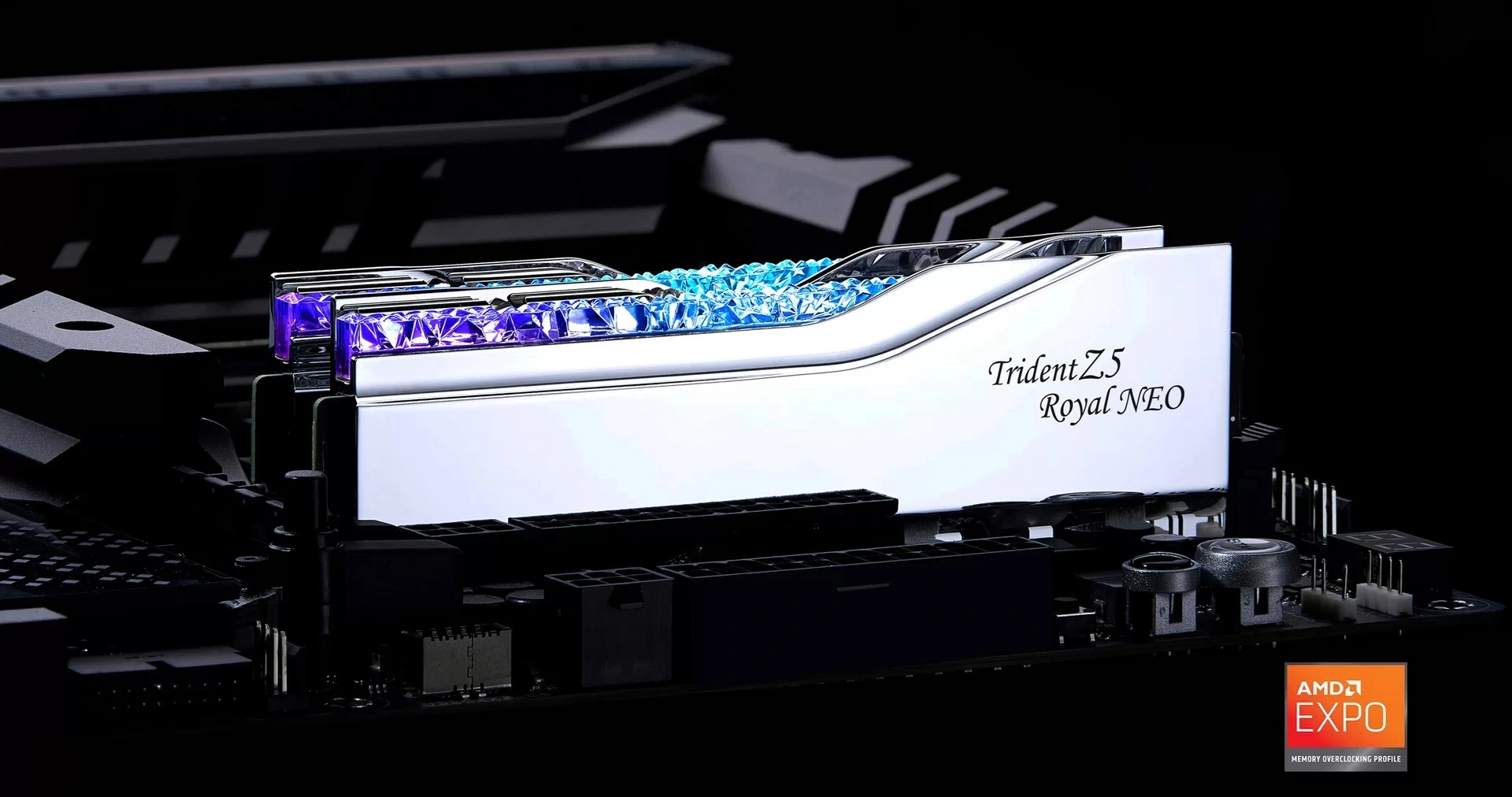 Gskill Trident Z5 Royal Neo Ddr5 6000 Cl28 Silver Expo