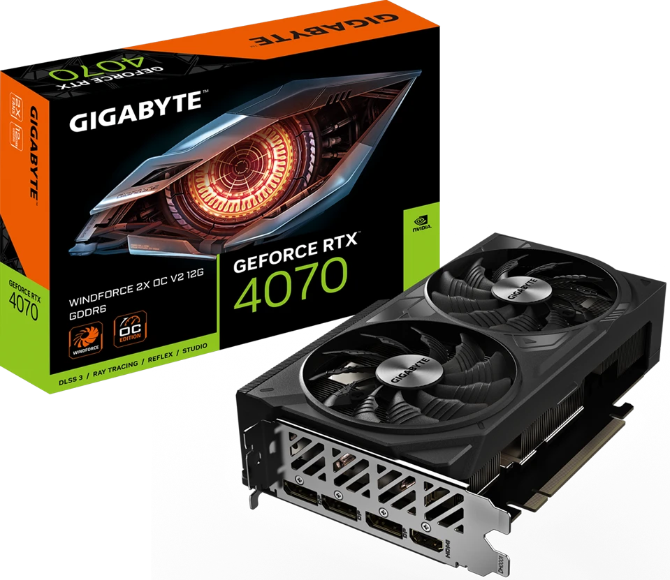 Gigabyte Rtx 4070 Windforce 2x Oc V2 Gddr6