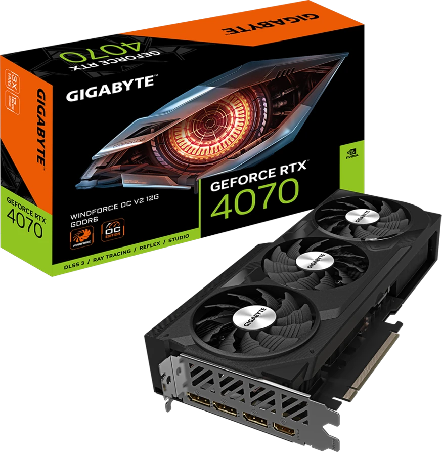 Gigabyte Rtx 4070 Windforce Oc V2 Gddr6