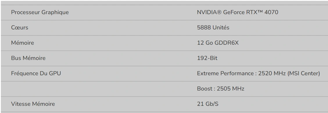 Msi Rtx 4070 Ventus 2x E1 Gddr6 Grosbill2