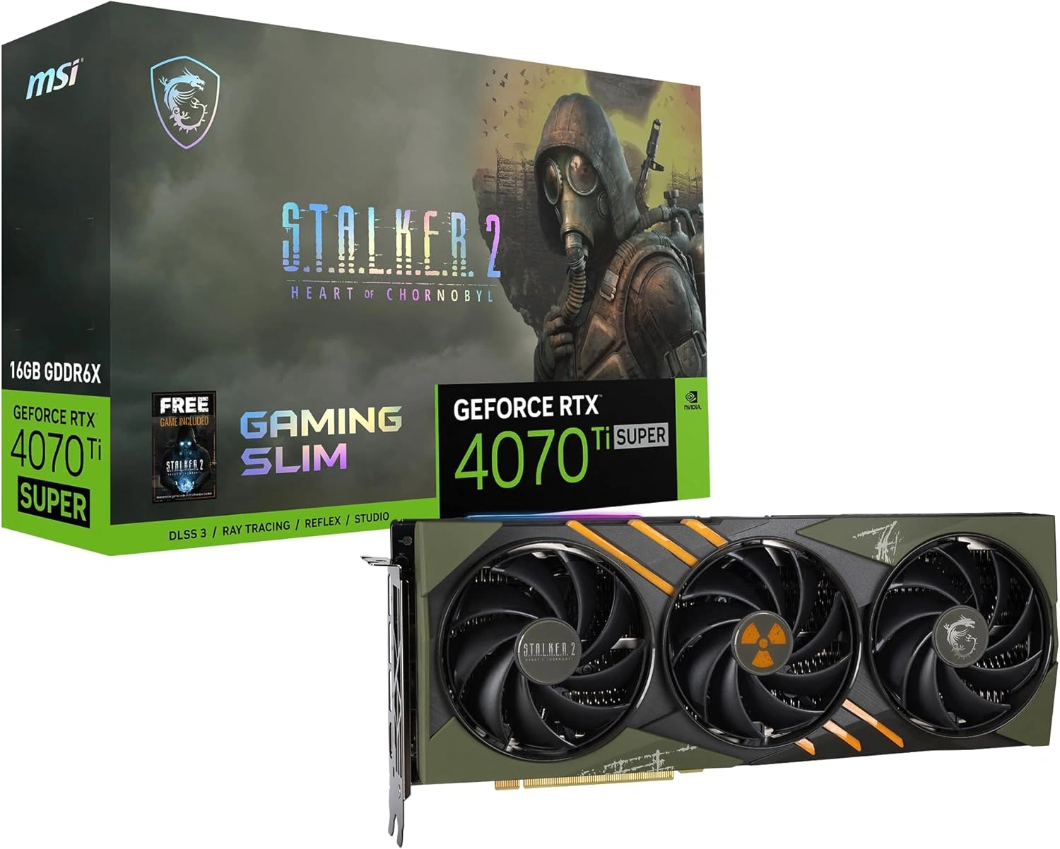 Msi Rtx4070ti Super Gaming Slim Stalker2 Edition