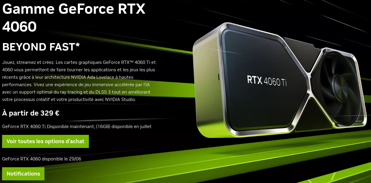 Rtx 4060 Introduction Gamme 2