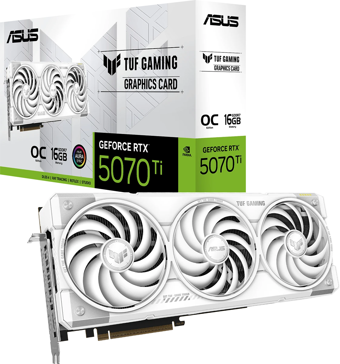 Asus Rtx 5070 Ti Tuf Gaming White Oc
