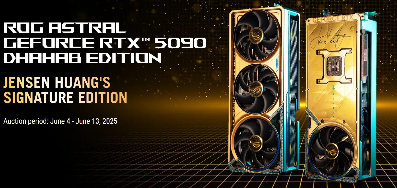Asus Rtx 5090 Rog Astral Dahab Jensen Enchere