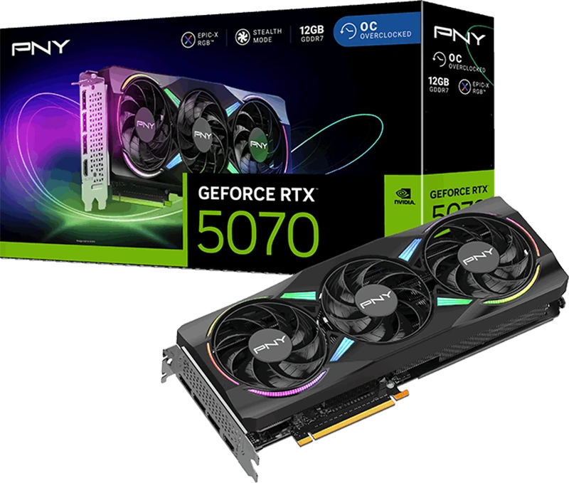 Pny Rtx 5070 Argb Epic X Oc