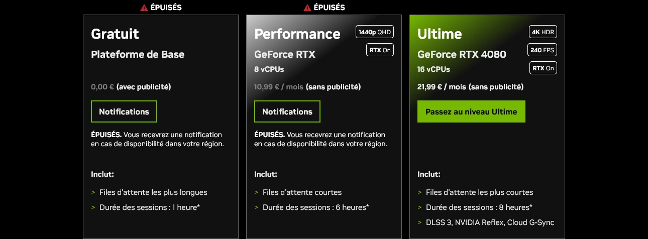 Geforce Now Abonnement Mensuel