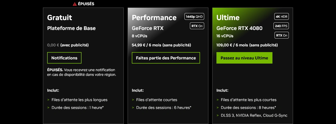 Geforce Now Abonnement Semestriel