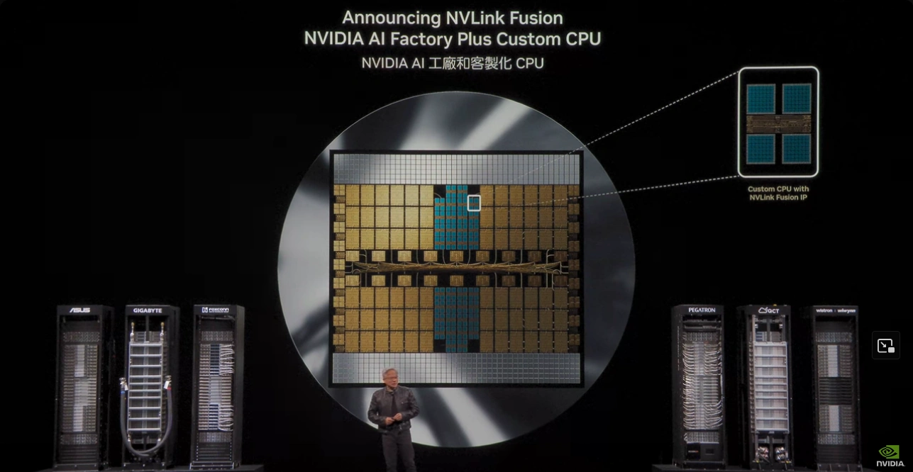 Nvidia Computex 2025 Nvlink Fusion Custom Cpu