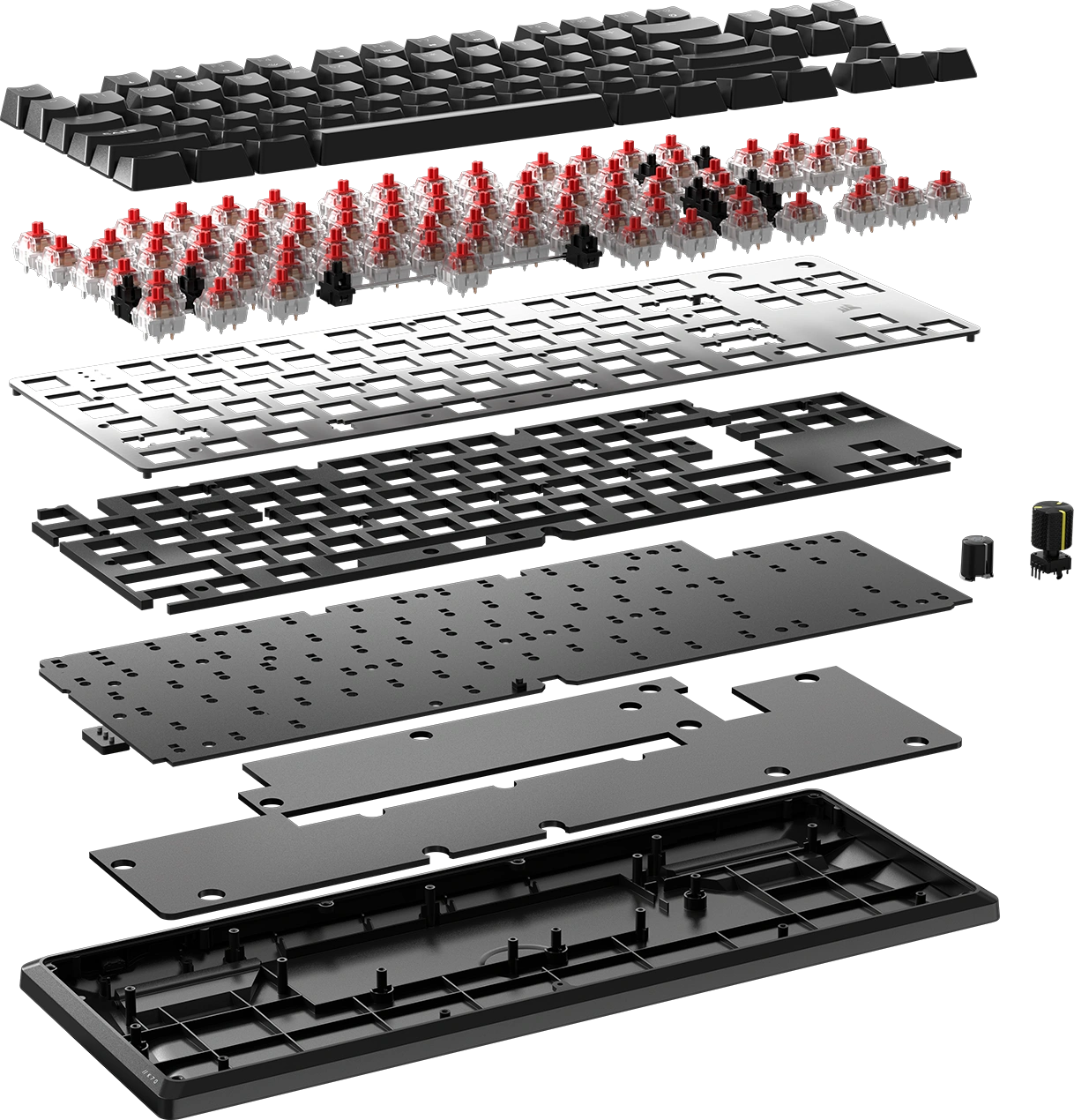 Corsair K70 Core Tkl Vue Explosee 1