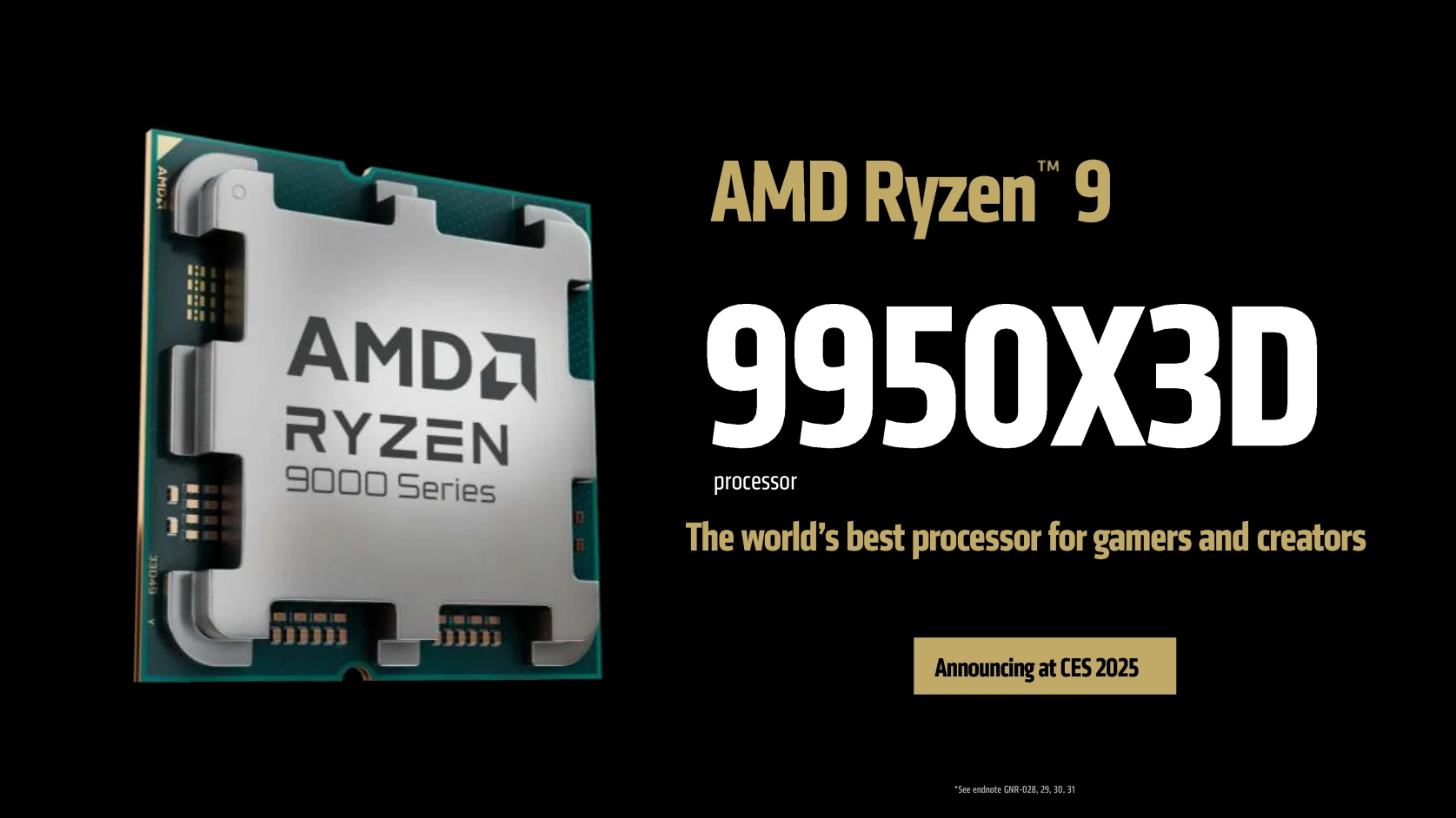 Amd Ces2025 Ryzen 9 9950x3d