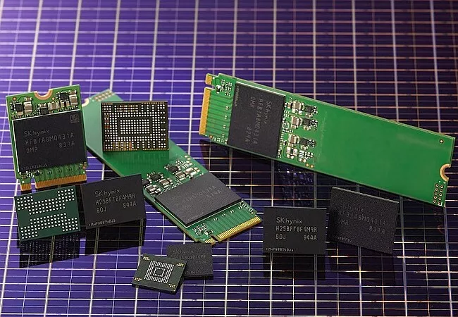 Sk Hynix Puces Nand Ssd Wafer