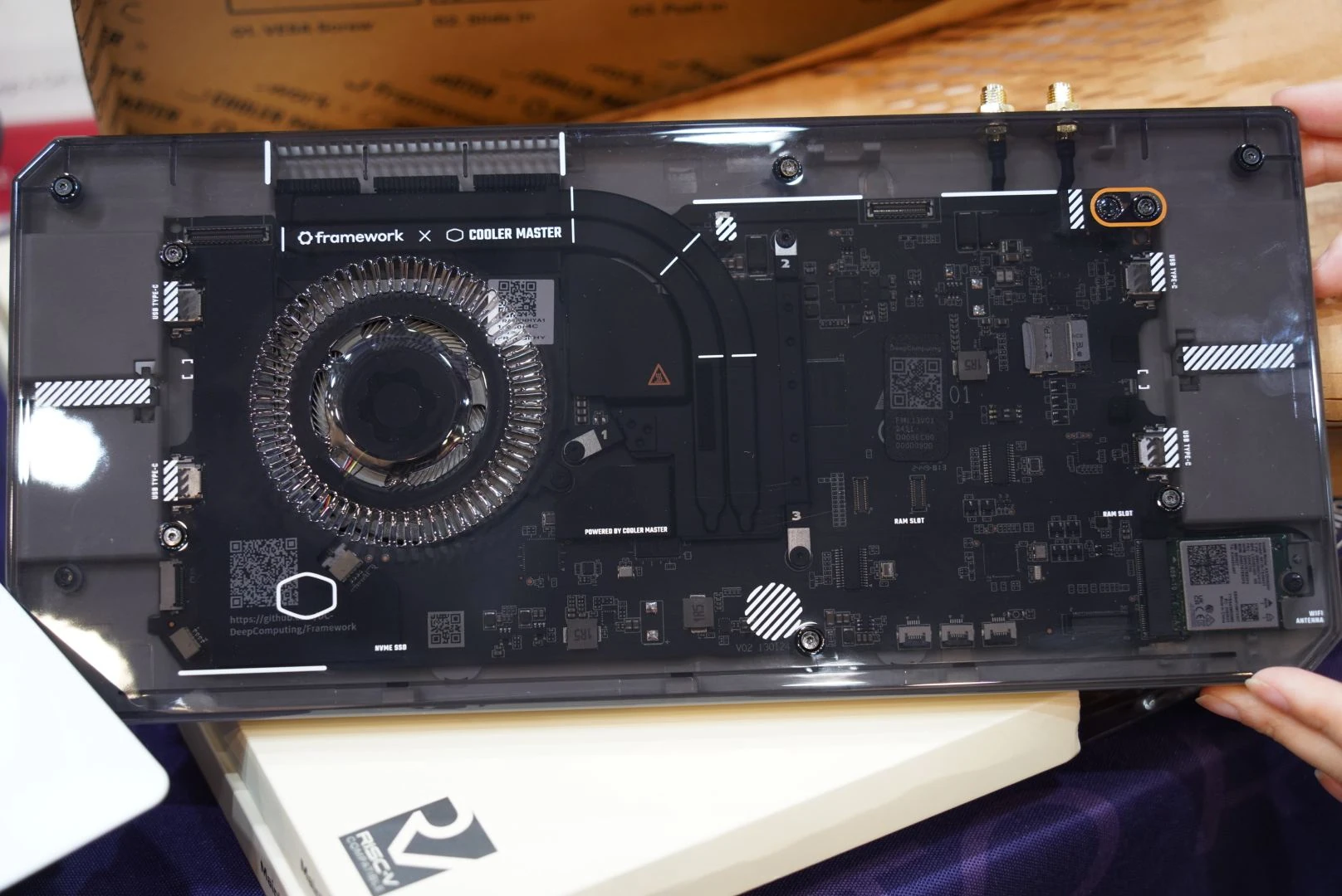 Deepcomputing  Dc Roma Motherboard Minipc