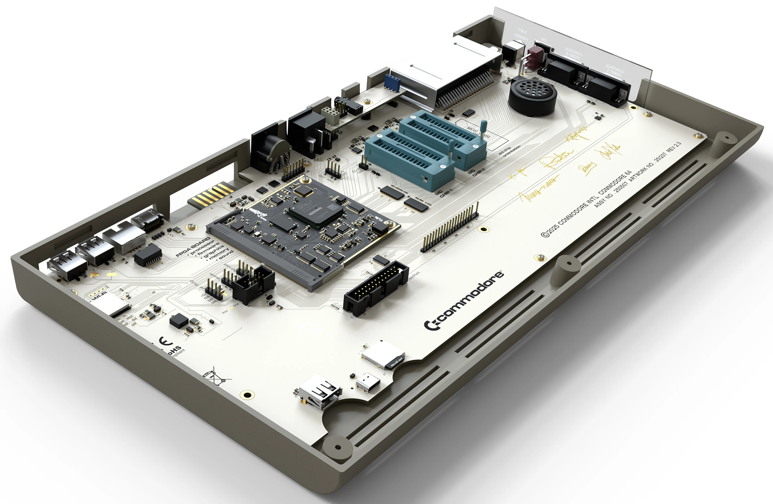 Commodore 64 Ultimate Interieur