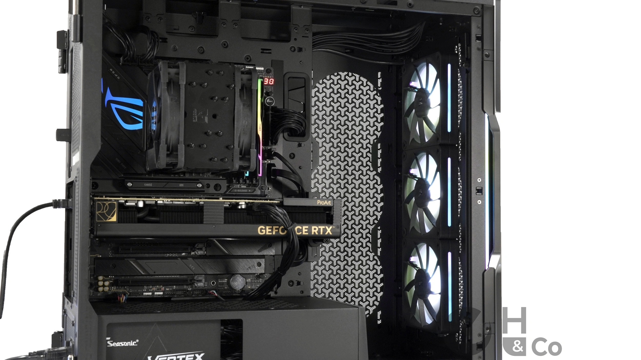 Les trois LX120 RGB de série
