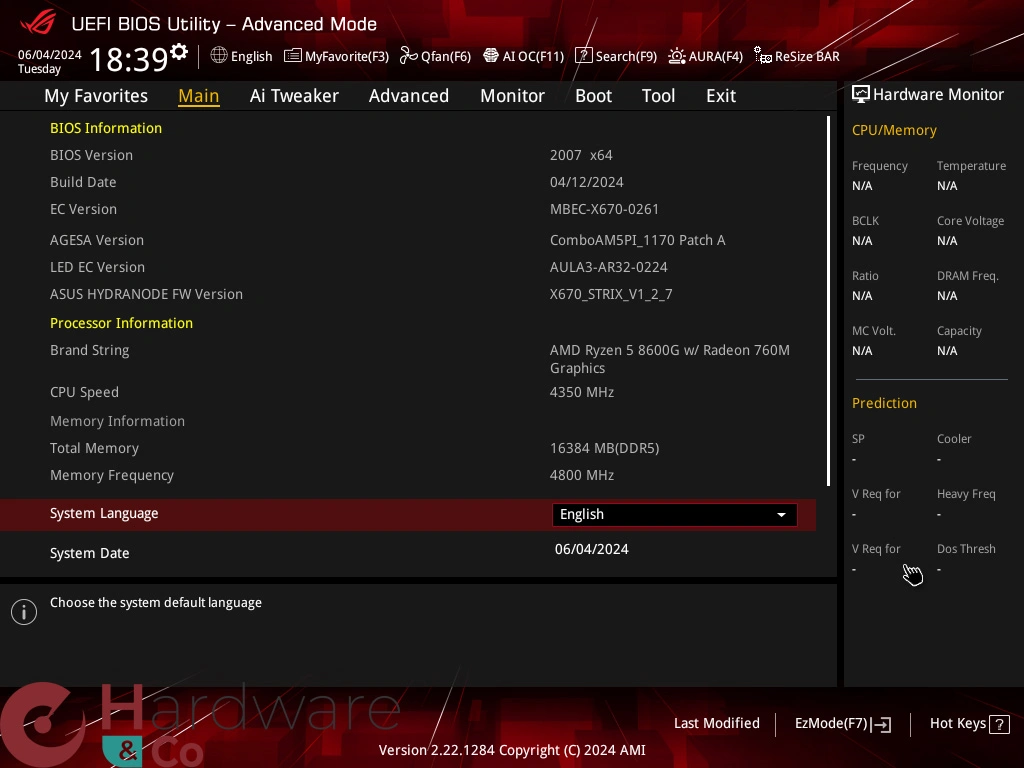 BIOS ADVANCED