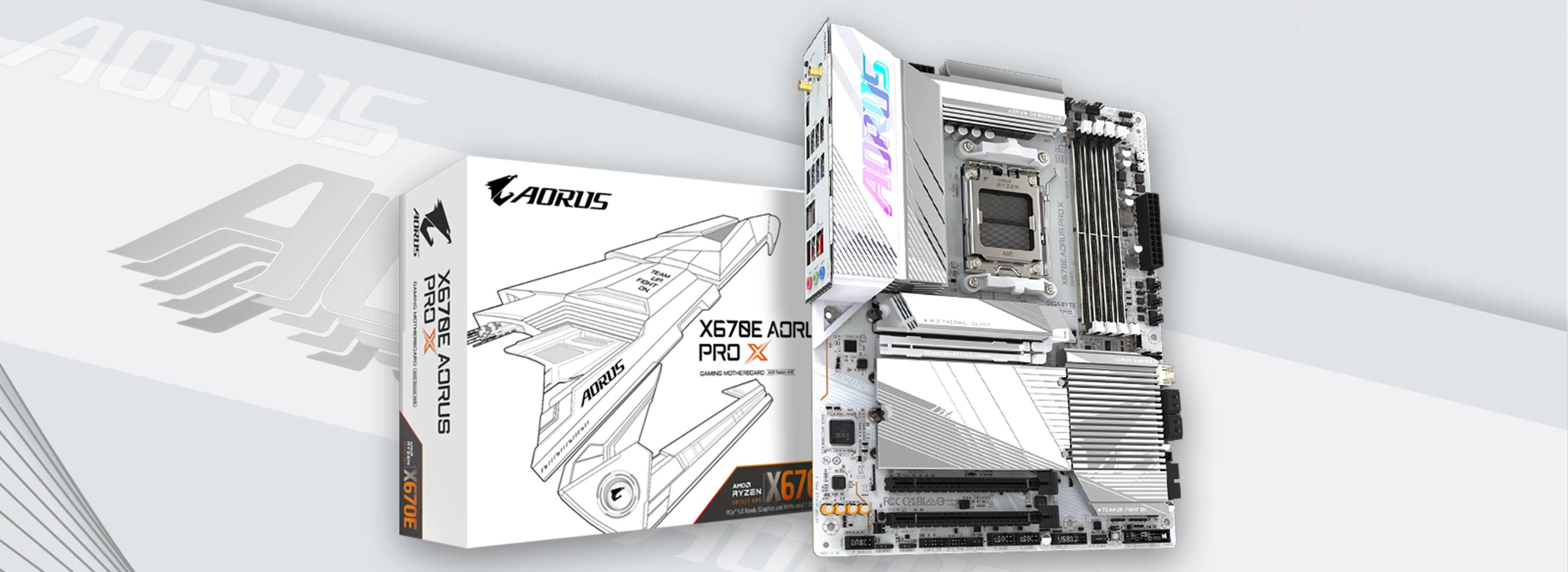 Gigabyte X670e Aorus Pro X Banniere