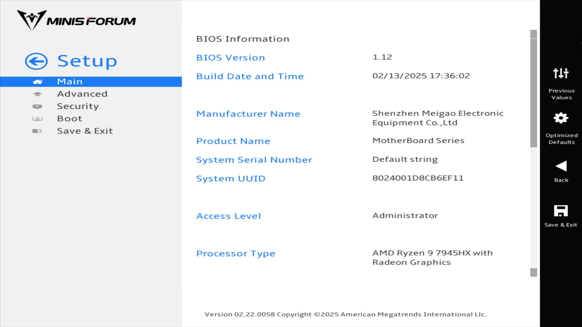 Minisforum Bd795i Se 12