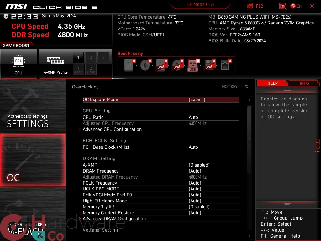 BIOS OC 1