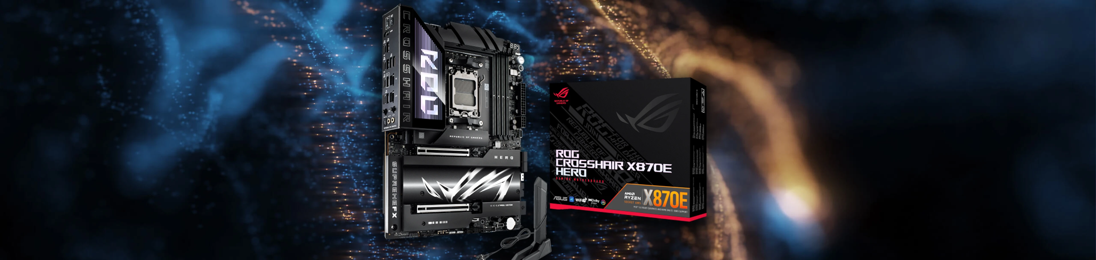 Banniere Asus Rog Crosshair X870e Hero