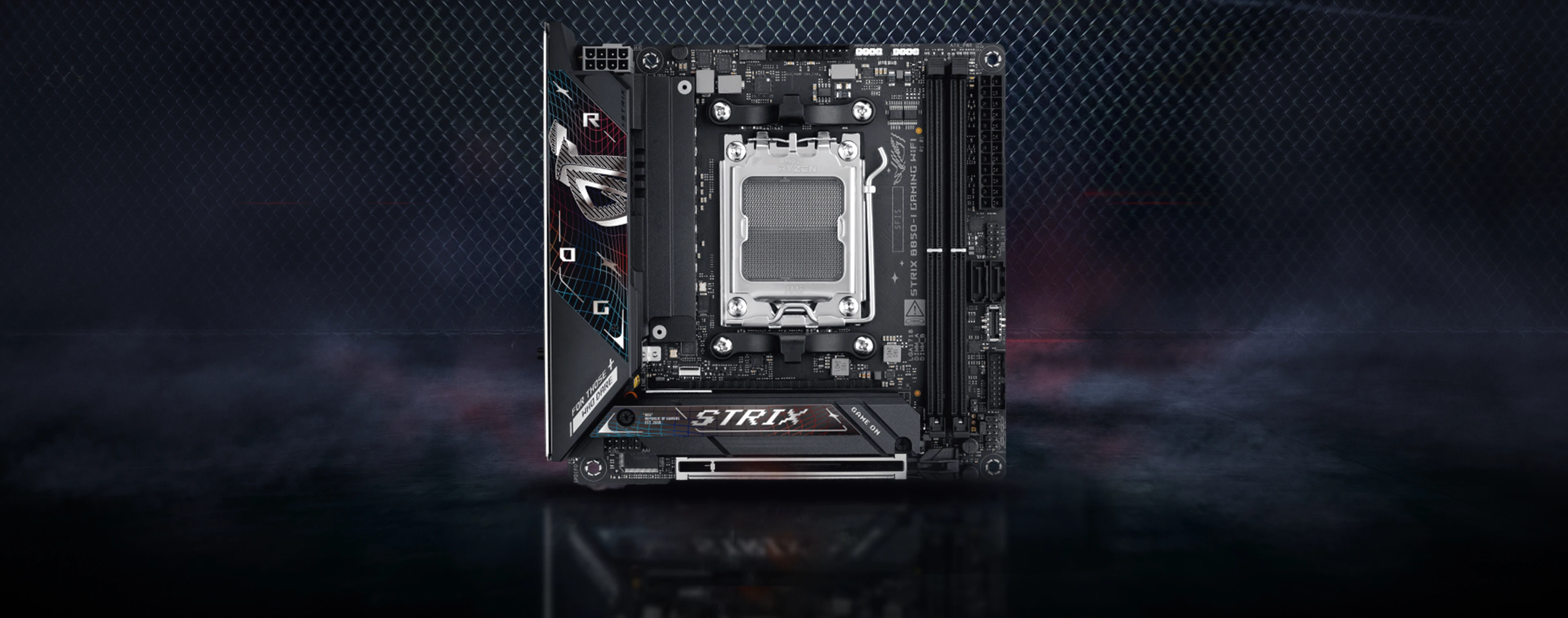 Asus Rog Strix B850i Gaming Wifi Banniere